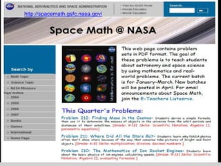 http://spacemath.gsfc.nasa.gov/