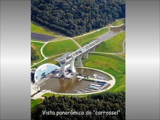 Vista panorâmica do “carrossel” 