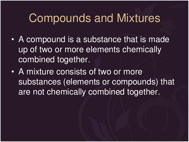 when two or more elements join together chemically when two or more elements join together chemically