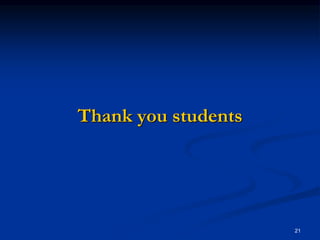 Thank you students
21
 