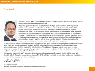 European Communication Monitor 2014