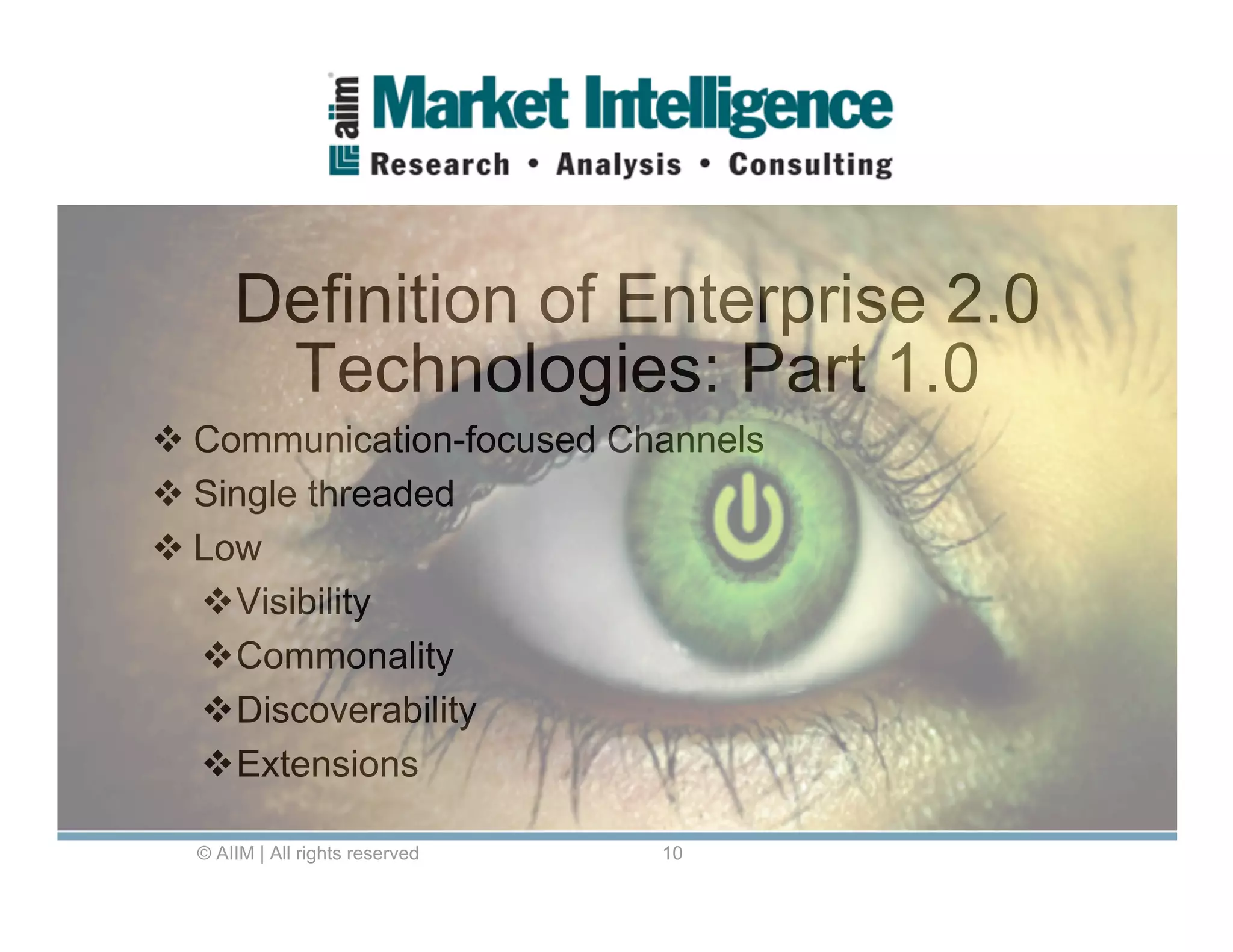 ECM and Enterprise 2.0