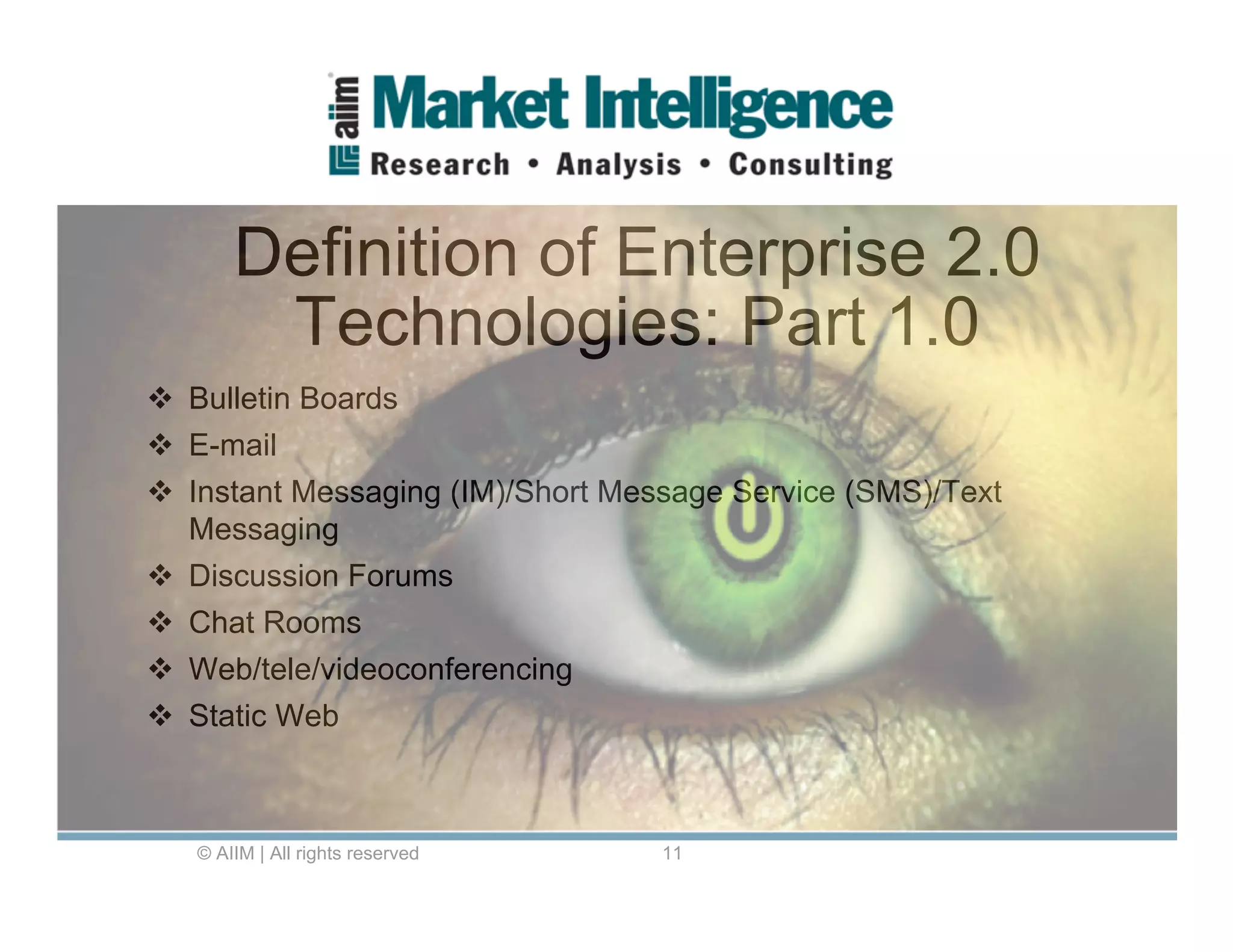 ECM and Enterprise 2.0