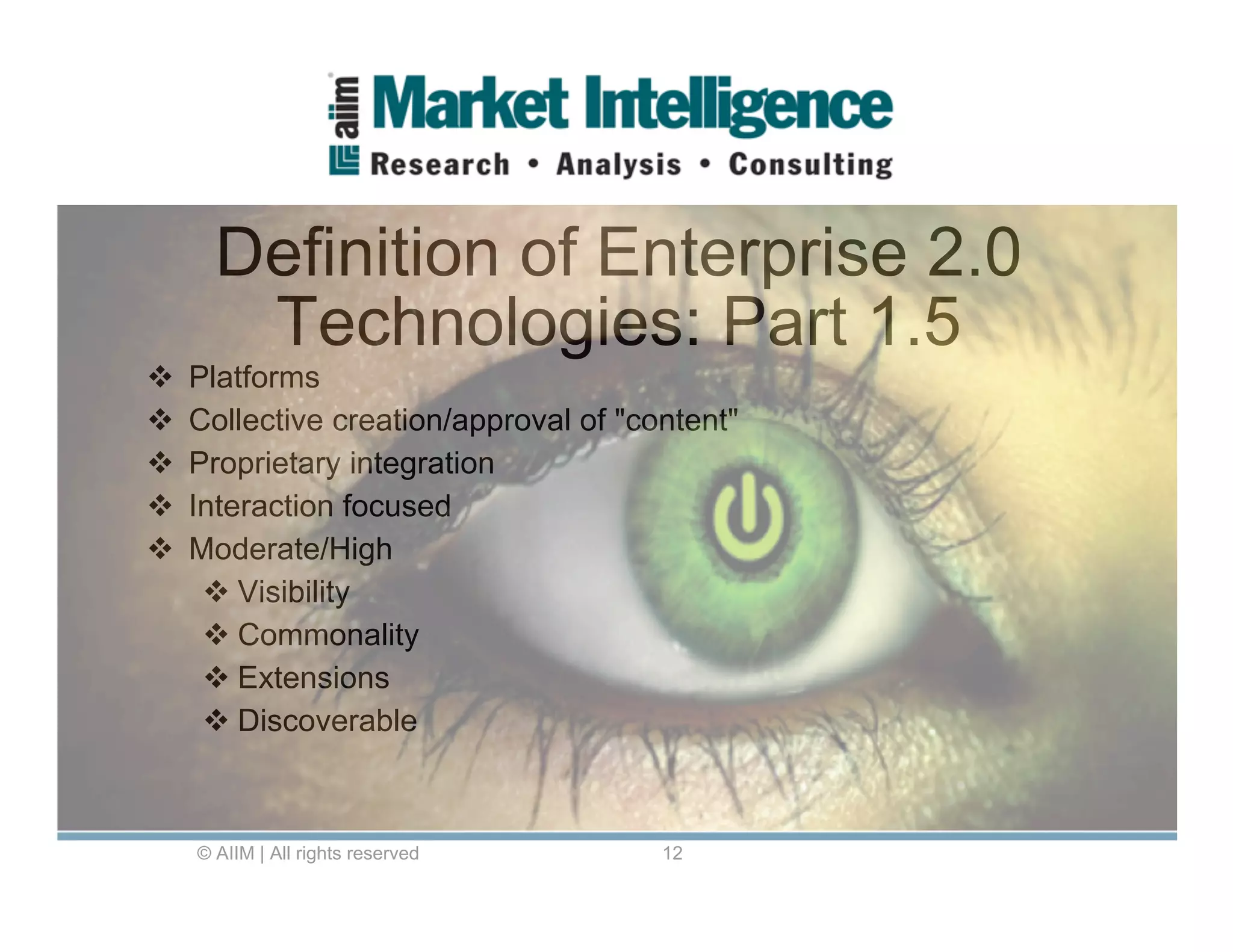 ECM and Enterprise 2.0