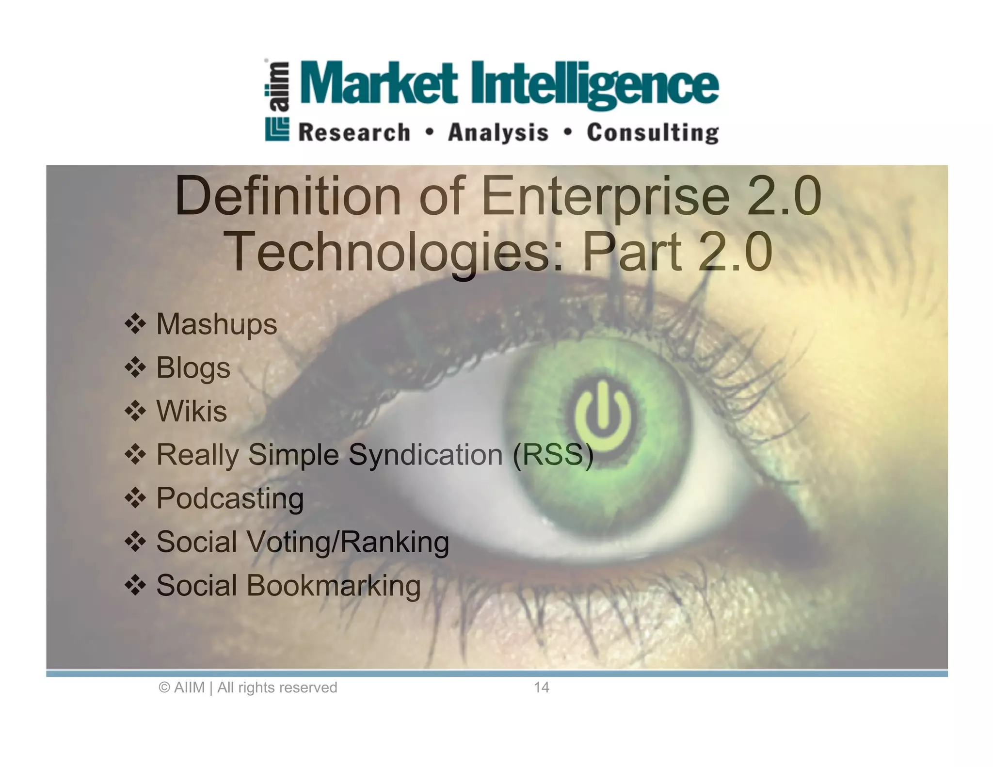 ECM and Enterprise 2.0