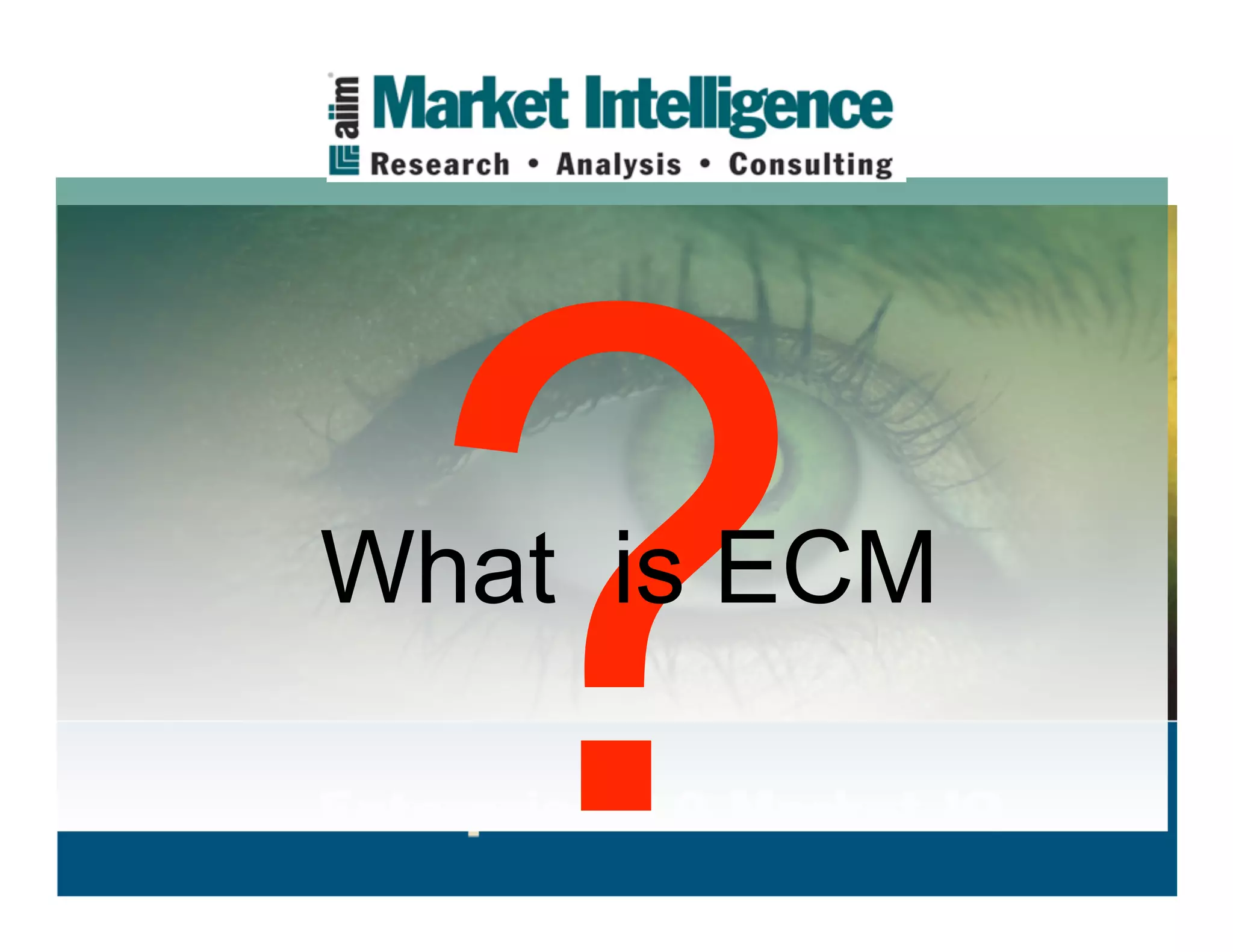 ECM and Enterprise 2.0