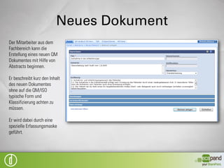 Cockpit




Start des QM-Workflows über Erstellung eines Abstracts
 