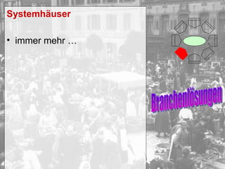 Systemhäuser immer mehr … Branchenlösungen 