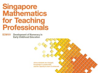 Development of Early Numeracy | PPTX