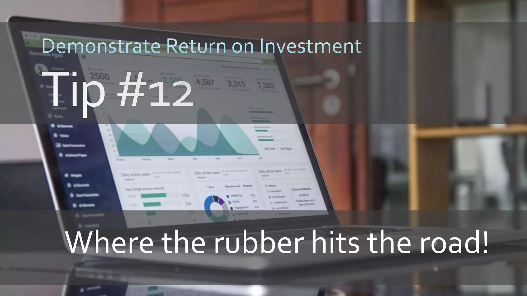 Where the rubber hits the road!
 