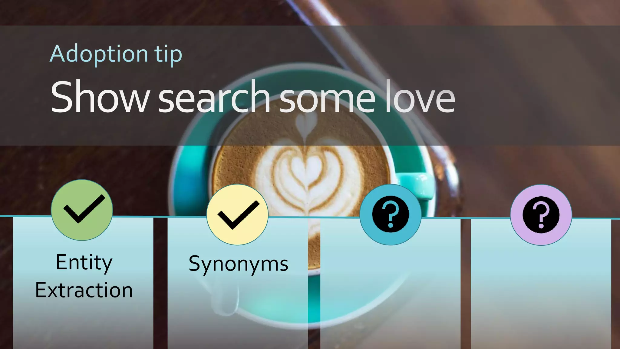 Entity
Extraction
Synonyms
 