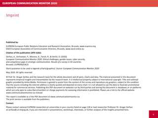 European Communication Monitor 2020 | PDF