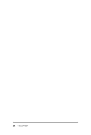 52 7.2 WEAKSET
 