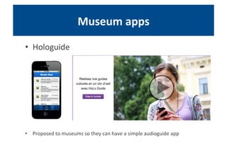 Conférence sur les applications culturelles pour ECM