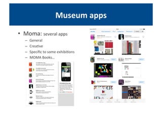 Conférence sur les applications culturelles pour ECM
