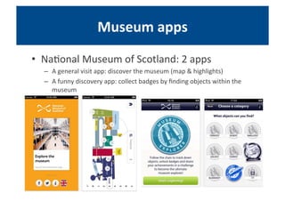 Conférence sur les applications culturelles pour ECM