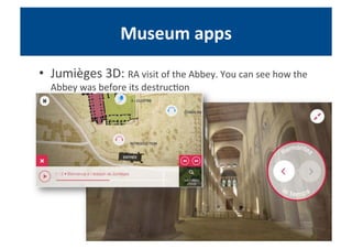 Conférence sur les applications culturelles pour ECM