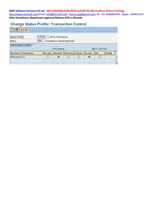 ECM change type configuration document by kmr | PDF