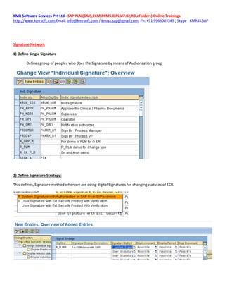 ECM change type configuration document by kmr | PDF