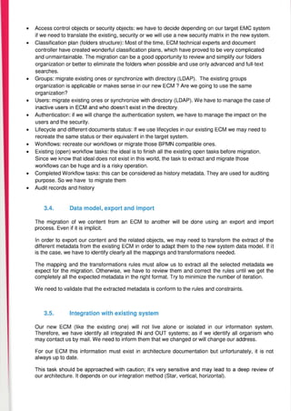 ECM migration pains and relief