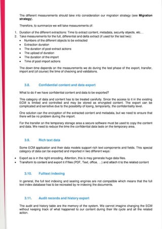 ECM migration pains and relief