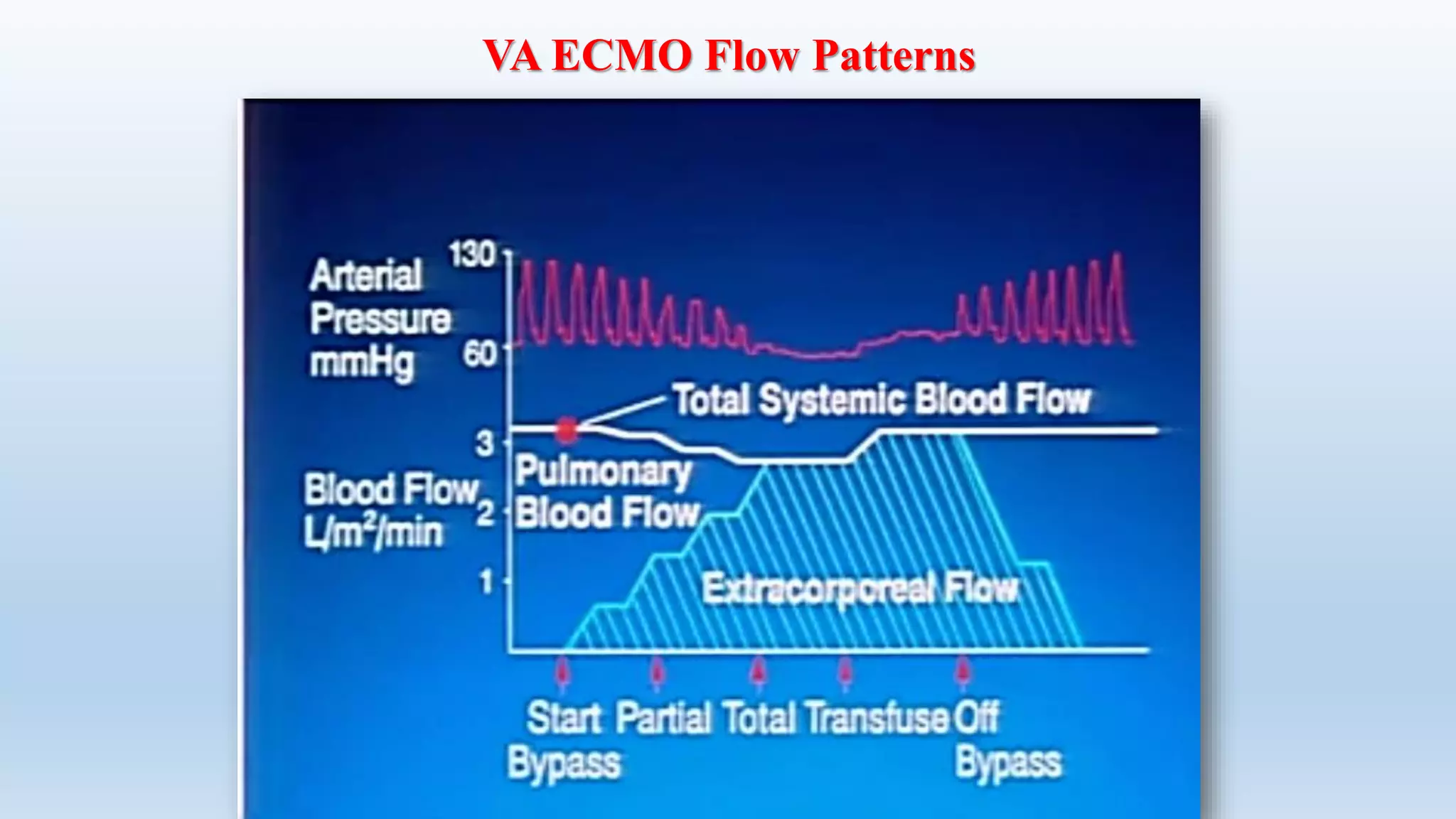 VA ECMO Flow Patterns
 