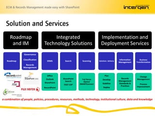 See centralised Records Control/ Rules