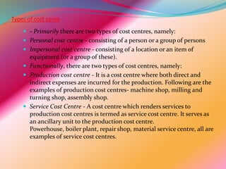 Eco 10 ,bcom, ignou-elements of costing | PPT
