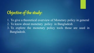 MONETARY POLICY OF BANGLADESH | PPT