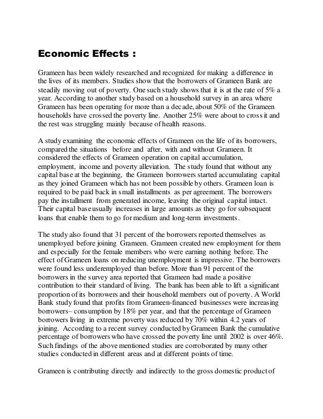 economic assignment sample