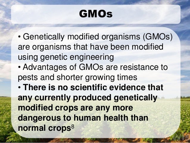 Advantages Of Genetically Modified Food On Human Health Advantages Of Genetically Modified Food On Human Health