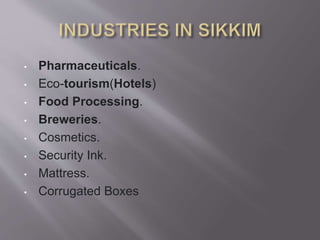 Economics SIKKIM