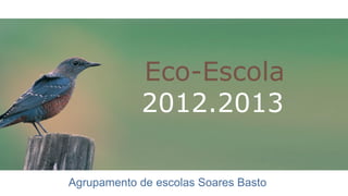 Eco-Escola
            2012.2013

Agrupamento de escolas Soares Basto
 