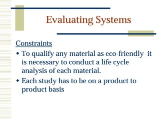 Eco friendly building materials | PDF