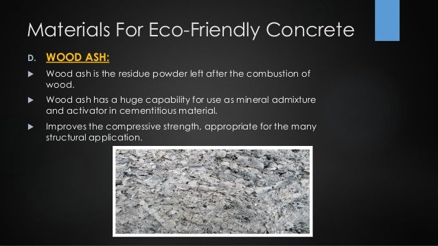 Eco-Friendly Concrete