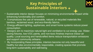 Eco-Friendly Interior Designs in Chandigarh | PPTX