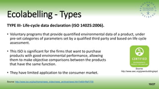 Eco labeling and the efforts to make it fair for business[10928] | PPTX