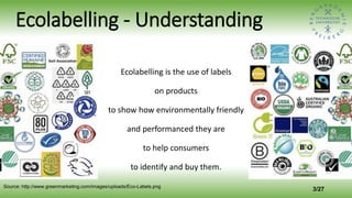 Eco labeling and the efforts to make it fair for business[10928] | PPTX