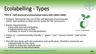 Eco labeling and the efforts to make it fair for business[10928] | PPTX