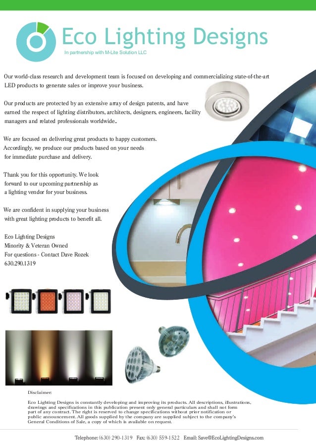 Eco LED Lighting Products for Retailers