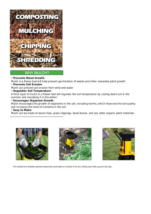 Eco shredder es1600 14 amp electric chipper shredder mulcher