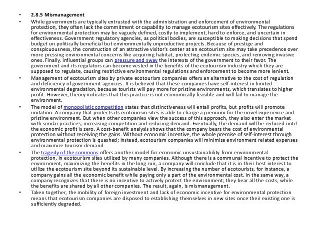 Essay on ecotourism