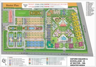 Master Plan
956 Sq.ft. Unit No. : 1, 2, 3, 4, 5, 8, 9, 10, 11 & 12
1175 Sq.ft. Unit No. : 6 & 7
(2 BHK+ 2 TOL.)
(3 BHK+ 2 TOL.)
Tower
G1
Future Expansion
BADMINTON COURT
 