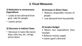 inflation and it measures to control | PPTX