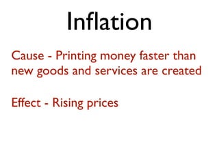 Eco 202 ch 31 monetary growth and inflation | PDF
