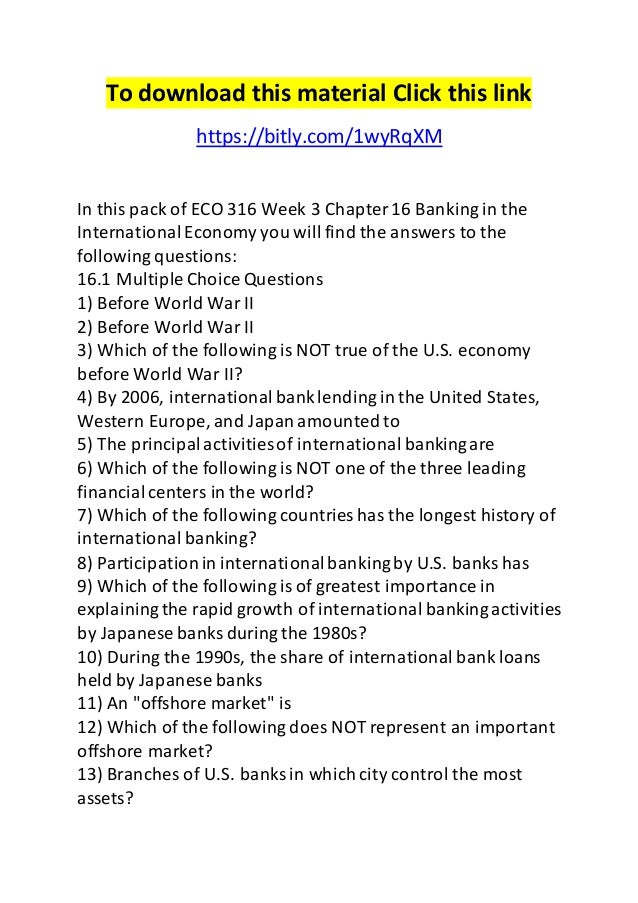 eco 316 week 1 chapter 1 Eco 316 entire coursefor more course tutorials visitwwwshoptutorialcomderscriptioneco 316 week 1 dq 1 should you invest short termeco 316 week 1 dq 2 treasury inflation protection bondseco 316 week 1 quiz (chapter 1-6)eco 316 week 2 dq 1 new product, will i be richeco 316 week 2 dq 2 mutual fund regulationeco 316 week 2 . eco 316 week 1 chapter 1 Eco 316 entire coursefor more course tutorials visitwwwshoptutorialcomderscriptioneco 316 week 1 dq 1 should you invest short termeco 316 week 1 dq 2 treasury inflation protection bondseco 316 week 1 quiz (chapter 1-6)eco 316 week 2 dq 1 new product, will i be richeco 316 week 2 dq 2 mutual fund regulationeco 316 week 2 .