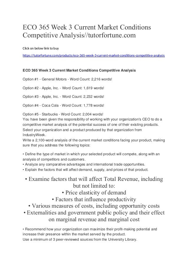 Eco 365 week 3 essay example 06 picture