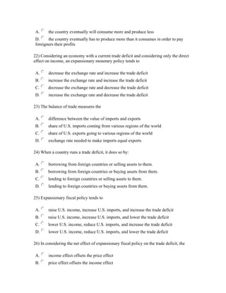 Eco 372 final exam | DOC