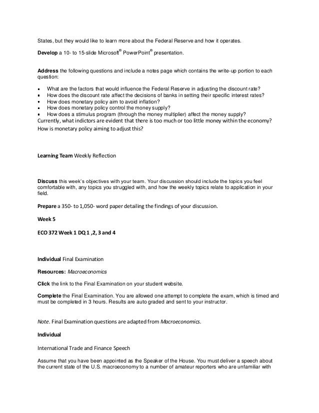 discount how affect supply money rate work 372 class course entire all Eco whole complete