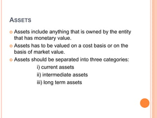 preparation of financial statements | PPTX